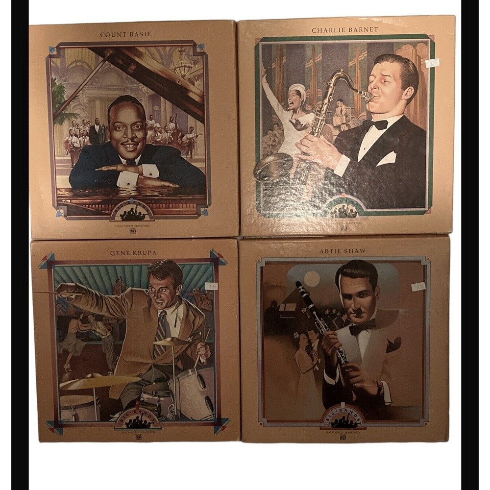 TIME LIFE MUSIC Big Bands Vinyl Record Half Speed  - 13 Box Sets / 2 LP Per Box